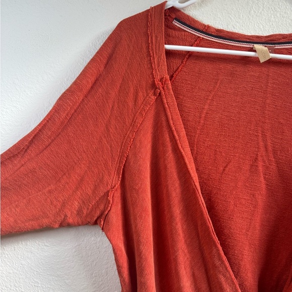 BOGO! {Anthro} Pilcro stonewashed cross front sweatshirt - Picture 7 of 10
